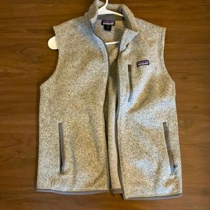 Grey heather Patagonia vest. Size M.